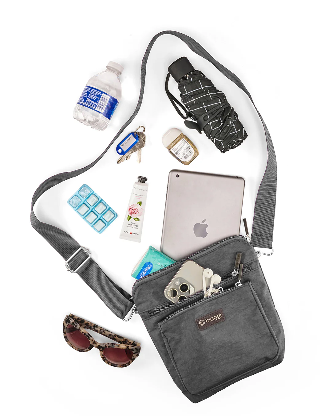 Convertible Crossbody + Zipsafe Travel Organizer - Image 5