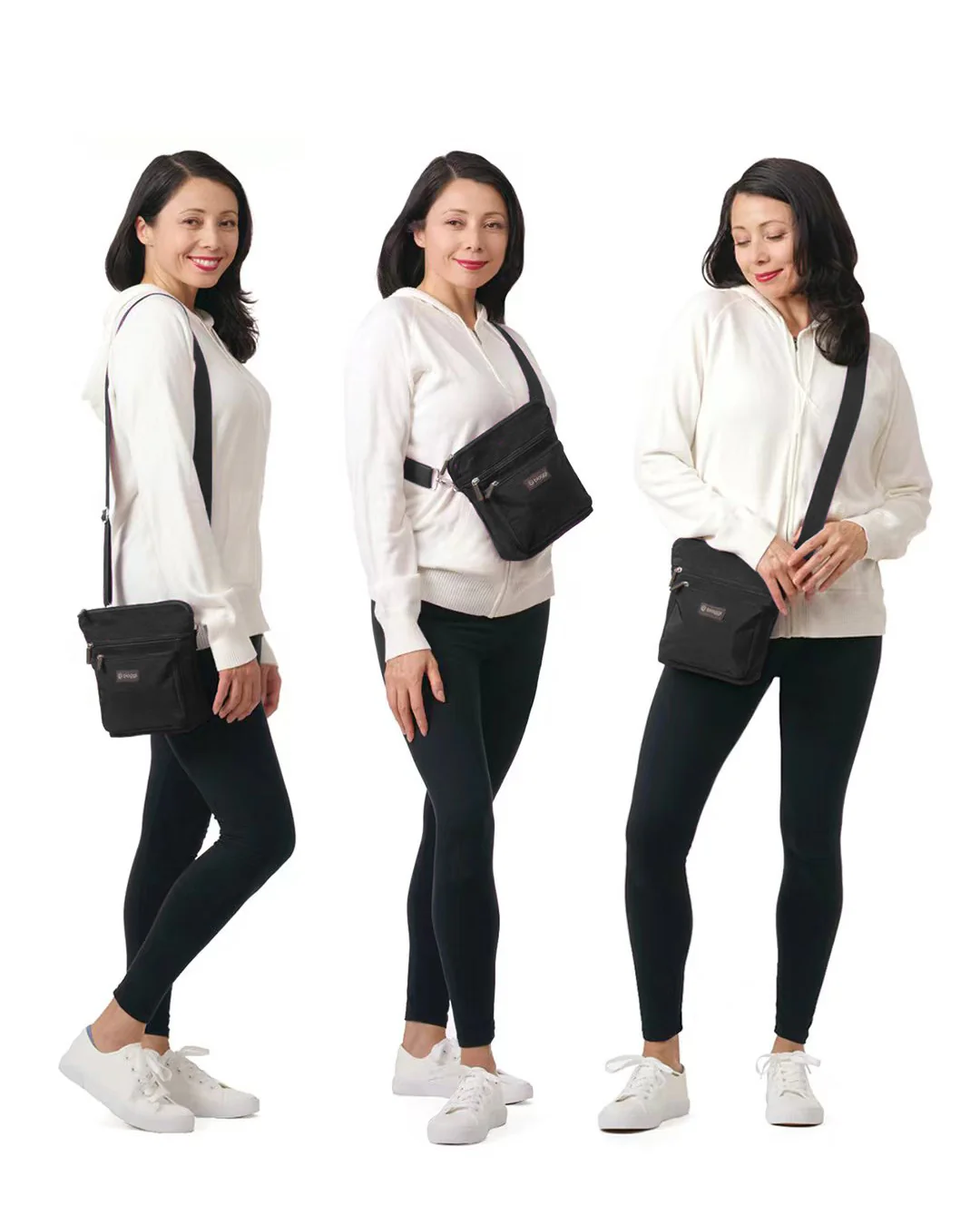 Convertible Crossbody + Zipsafe Travel Organizer - Image 9