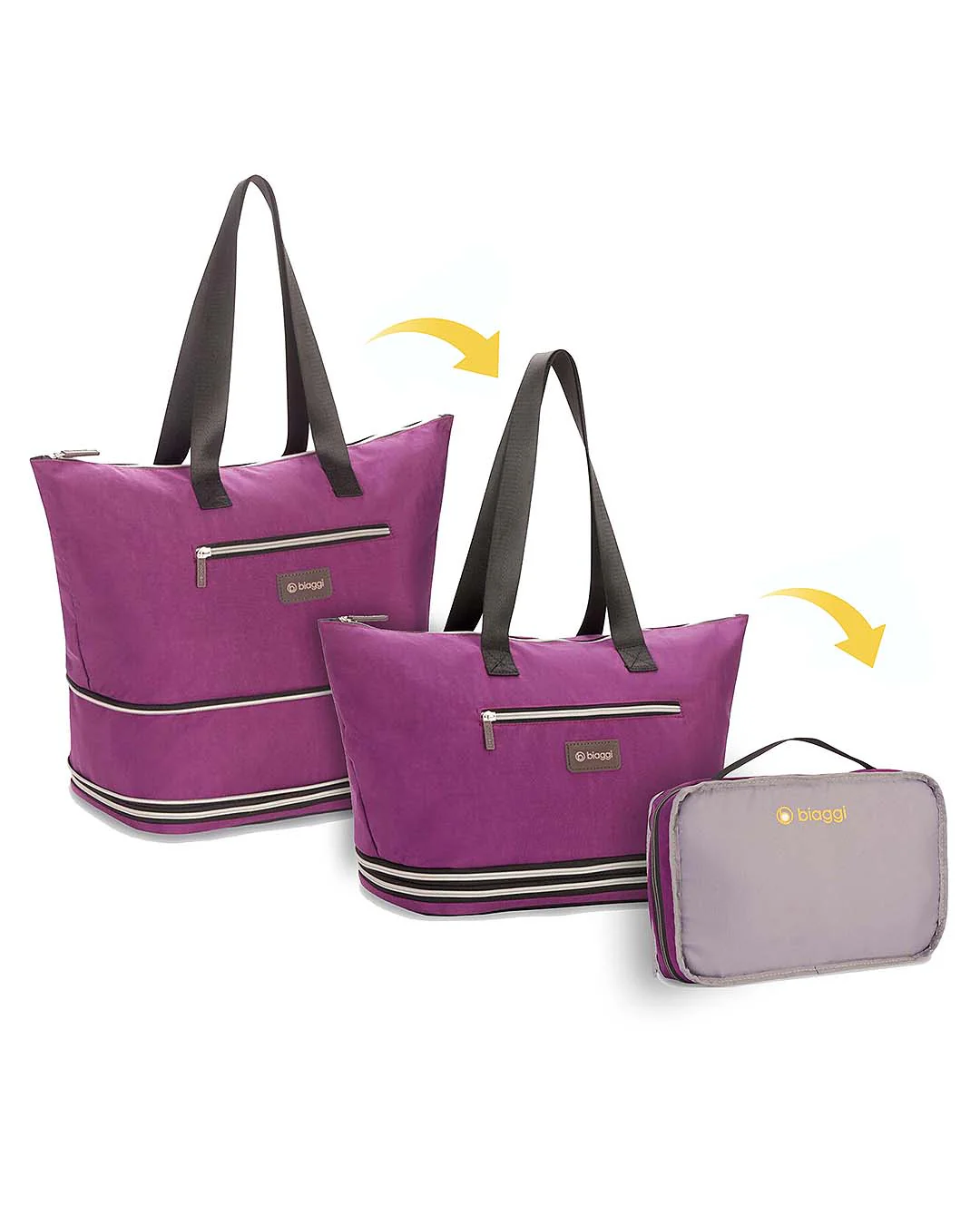 Zipsak Boost! Handbag Expands to Travel Tote